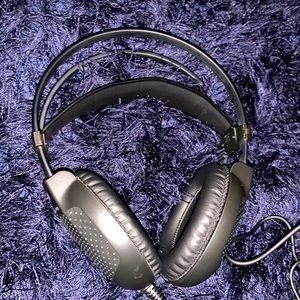 Black headphones